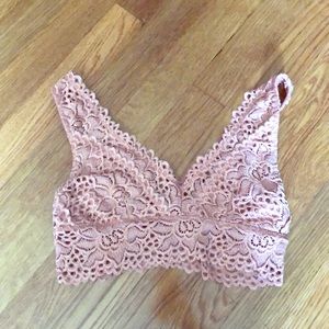 Pink bralette